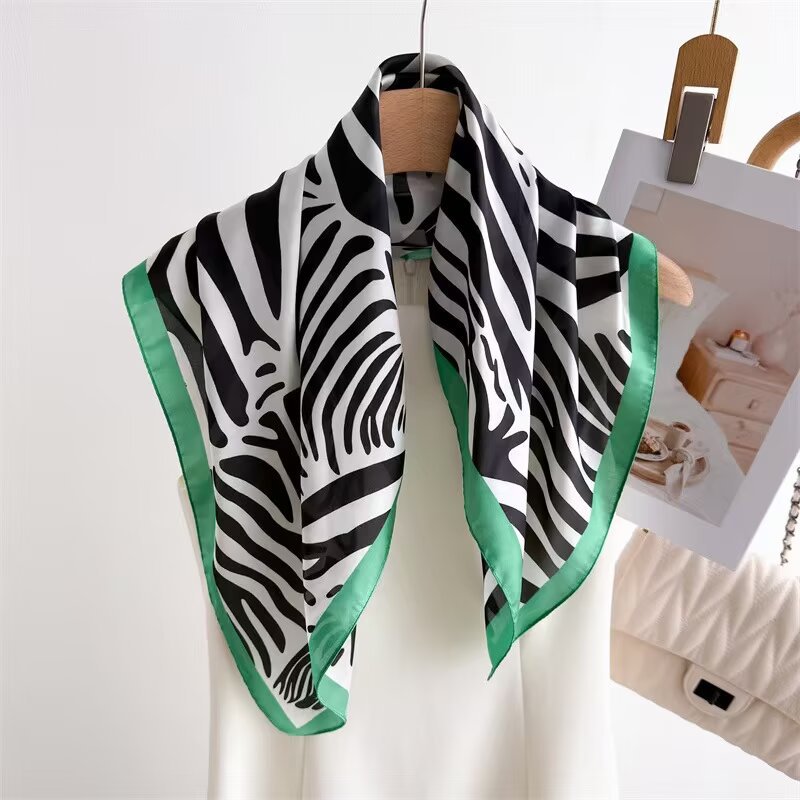 Scarf Silk Square - Neuer modischer Schal mit Zebra-Aufdruck für