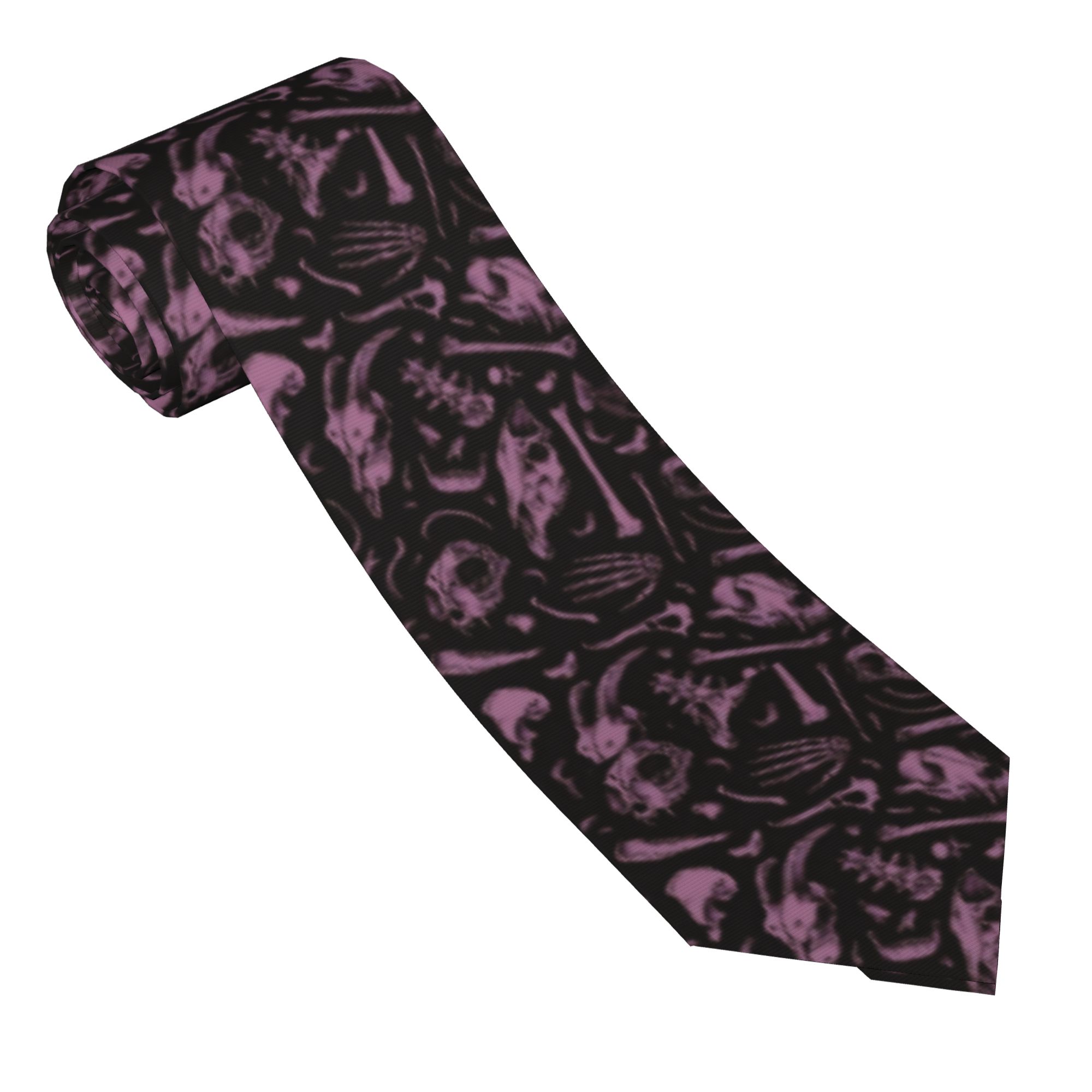 Skinny Tie Men - Halloween Gothic Coquette Krawatte Unisex Polyester