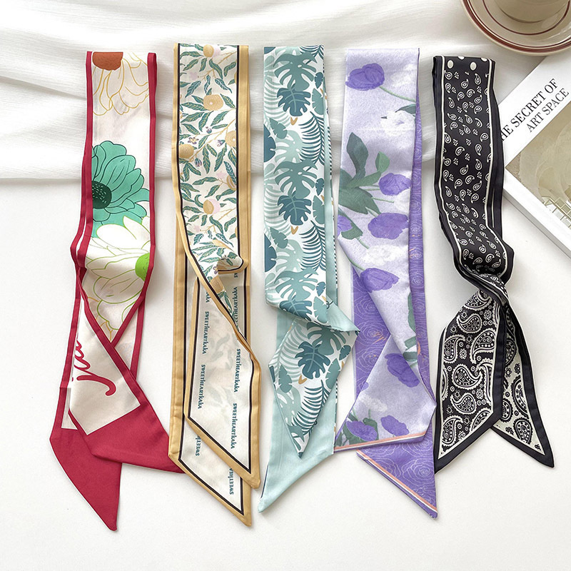 Silk Neck Scarf - Neue Luxus Marke Modell Kleine Silk