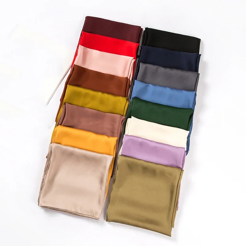 Satin-Schal für Damen 70cm Ein – Scarf Silk Square Bewertung und Preis