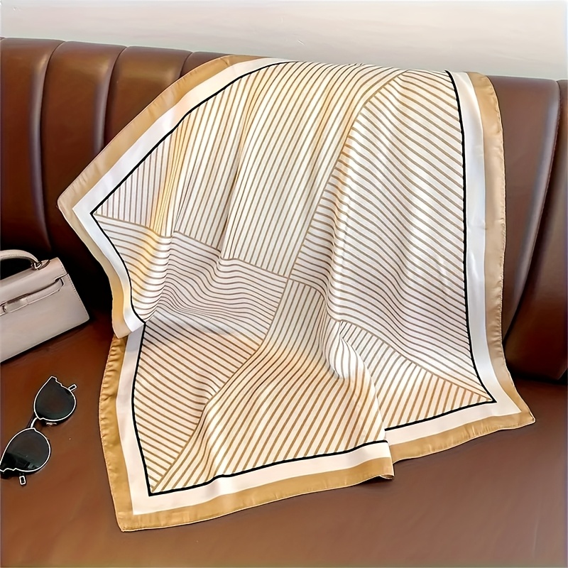 Luxus Marke Seide Streifen Des – Scarf Silk Square Bewertung und Preis
