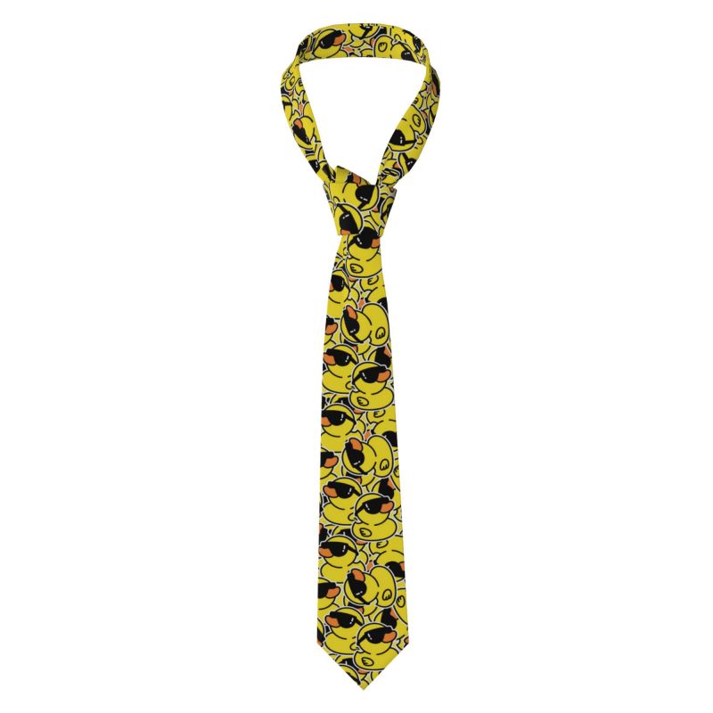 Niedliche Gummi-Enten-Krawatte – Skinny Tie Men Bewertung und Preis