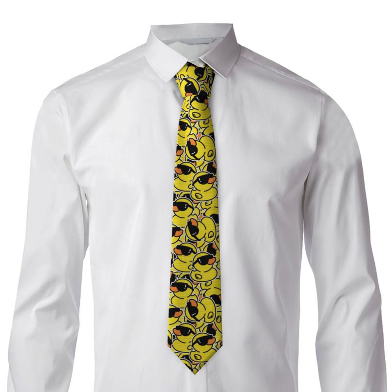 Niedliche Gummi-Enten-Krawatte – Skinny Tie Men Bewertung und Preis