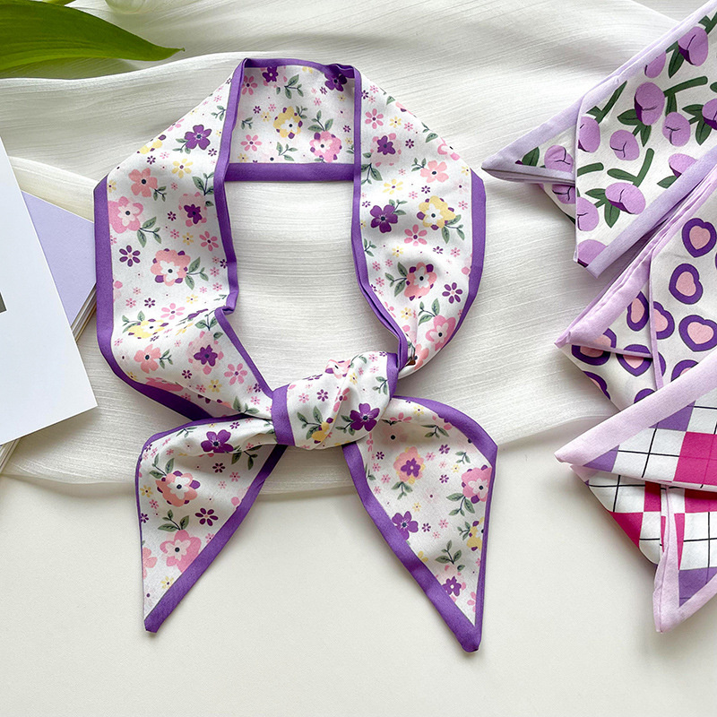 Neue Luxus Schmale Kurze Frau  – Silk Neck Scarf Bewertung und Preis