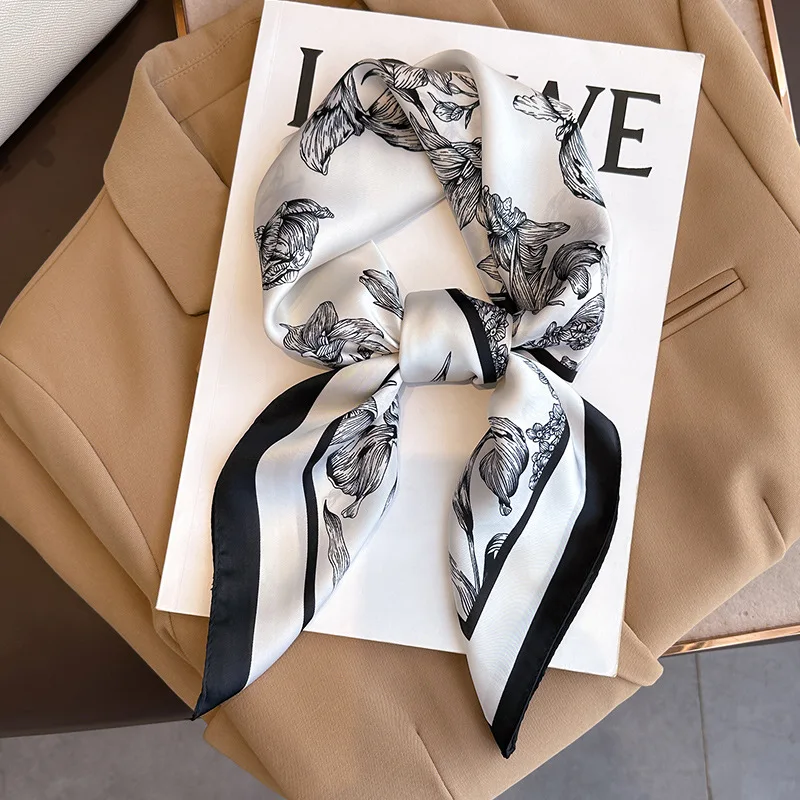 70*70cm Luxus Blumen druck Sei – Head Wrap Turban Bewertung und Preis