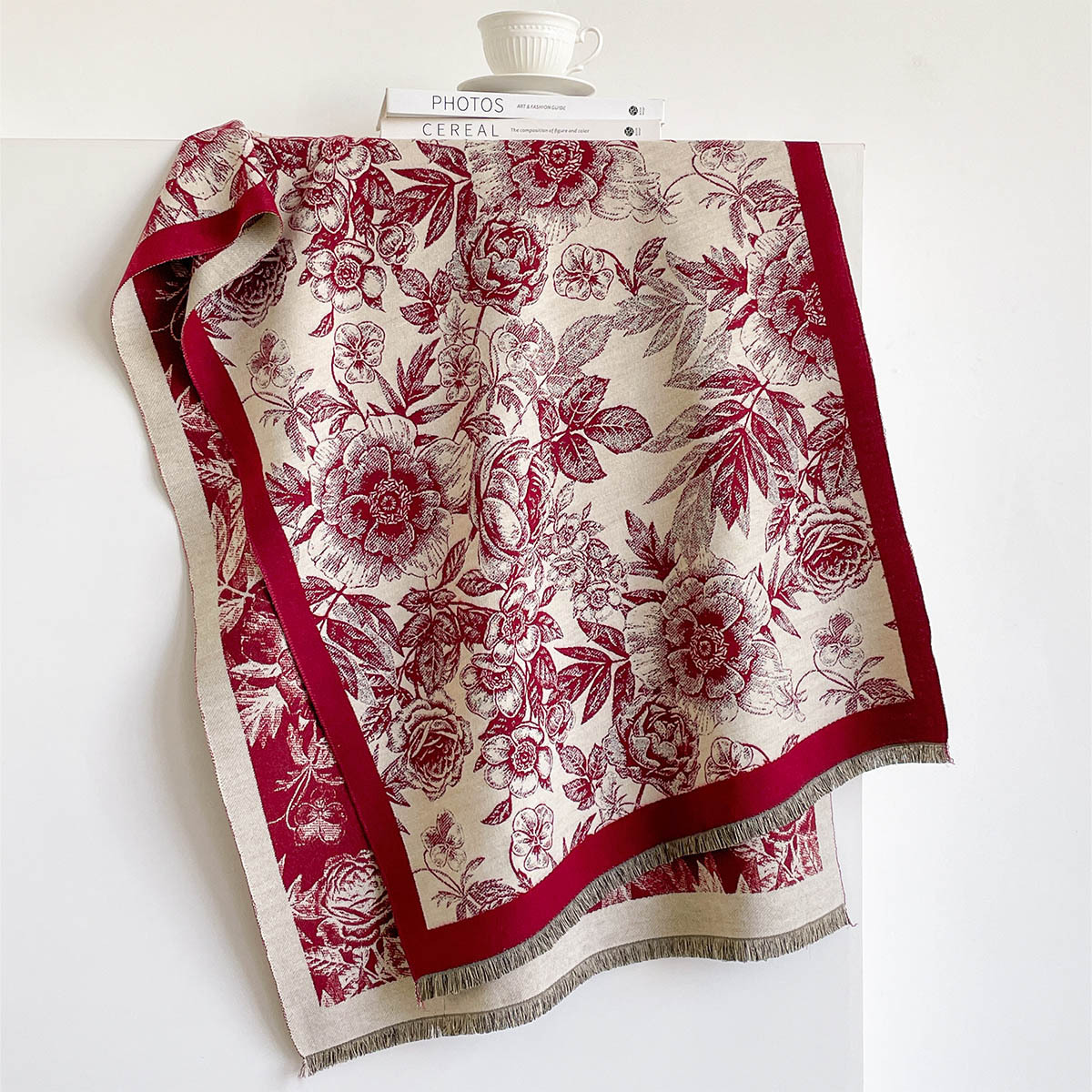 Imitat-Kaschmirschal für Damen – Pashmina Wrap Large Bewertung und Preis